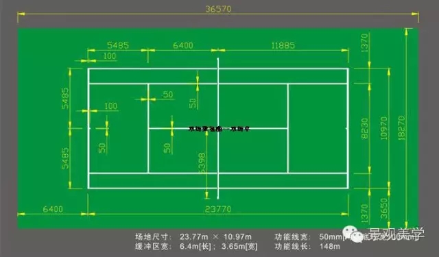 景觀設(shè)計規(guī)范 ? 常用室外運動場地標(biāo)準(zhǔn)尺寸