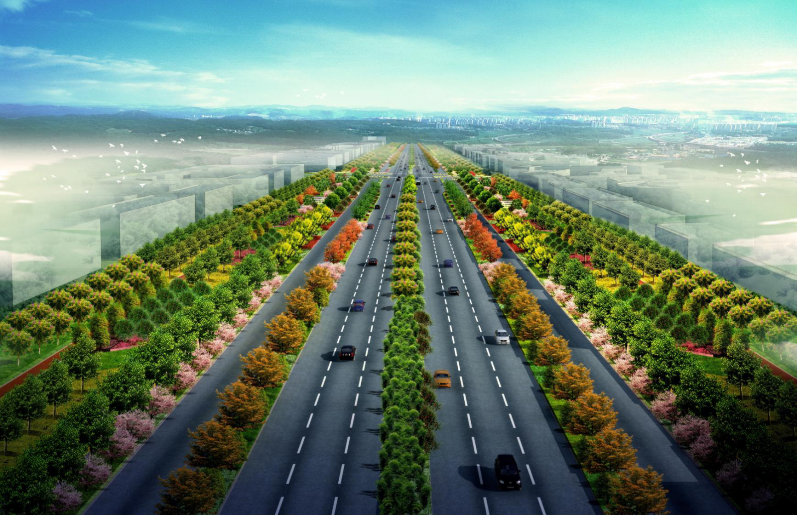 2016園冶杯專業(yè)獎(jiǎng)參賽項(xiàng)目: 懷遠(yuǎn)縣S307道路園林景觀工程設(shè)計(jì)