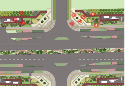 2016園冶杯專業獎參賽項目: 懷遠縣S307道路園林景觀工程設計