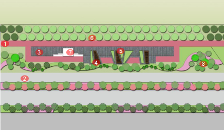 2016園冶杯專業(yè)獎(jiǎng)參賽項(xiàng)目: 懷遠(yuǎn)縣S307道路園林景觀工程設(shè)計(jì)