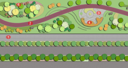 2016園冶杯專業(yè)獎參賽項目: 懷遠縣S307道路園林景觀工程設計