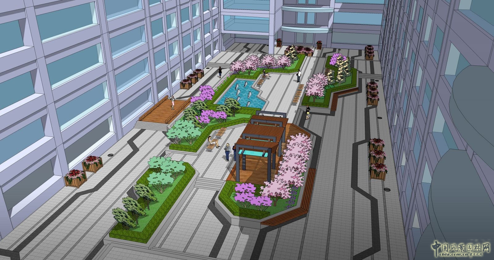 2016園冶杯專業獎參賽項目：中國航天科工集團第二研究院706所99號綜合科研樓屋頂綠化工程