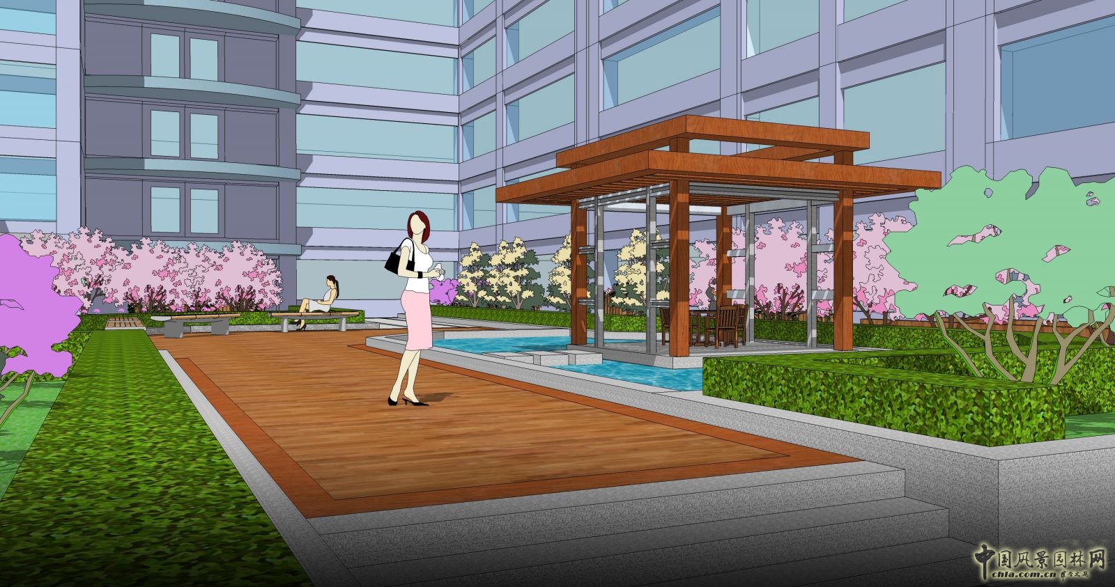 2016園冶杯專業獎參賽項目：中國航天科工集團第二研究院706所99號綜合科研樓屋頂綠化工程