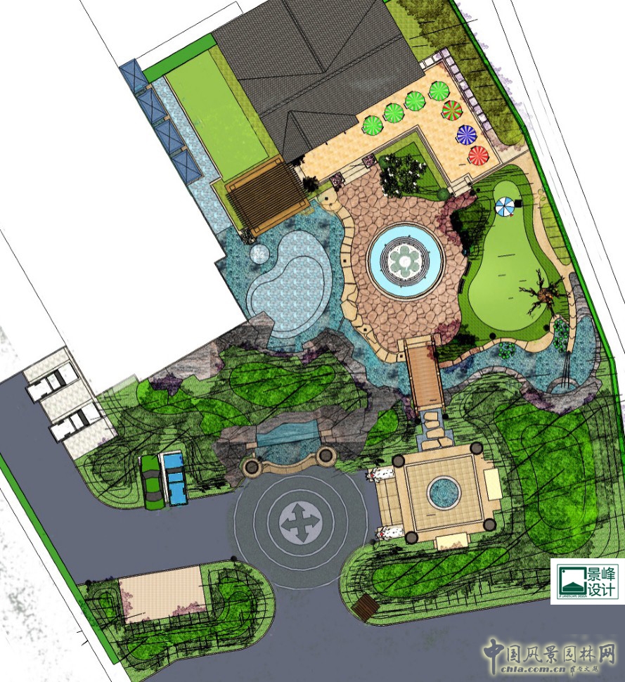 2016園冶杯專業獎參賽項目:藍花谷45°溫泉小鎮