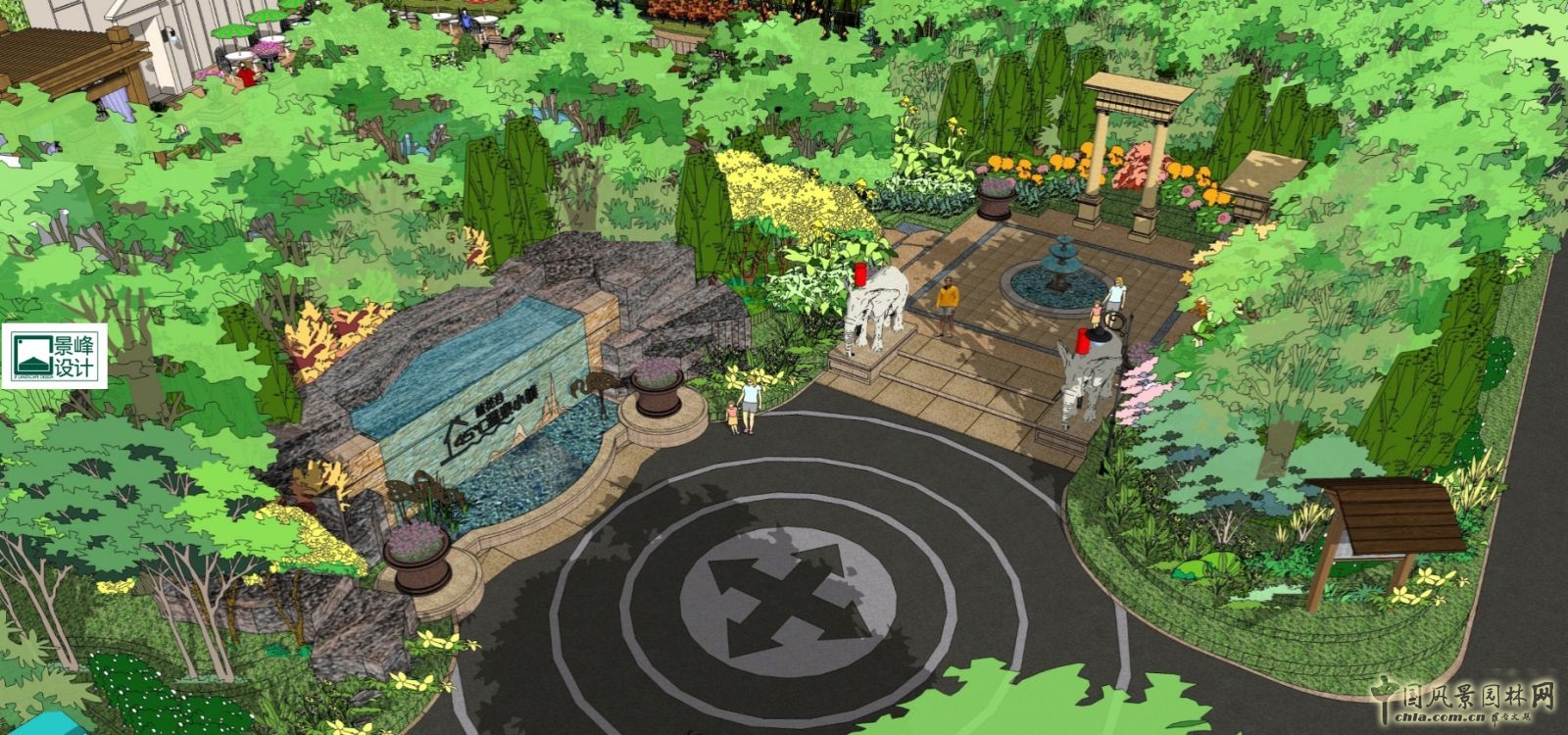 2016園冶杯專業獎參賽項目:藍花谷45°溫泉小鎮