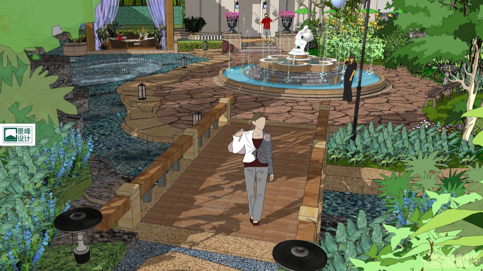 2016園冶杯專業獎參賽項目:藍花谷45°溫泉小鎮