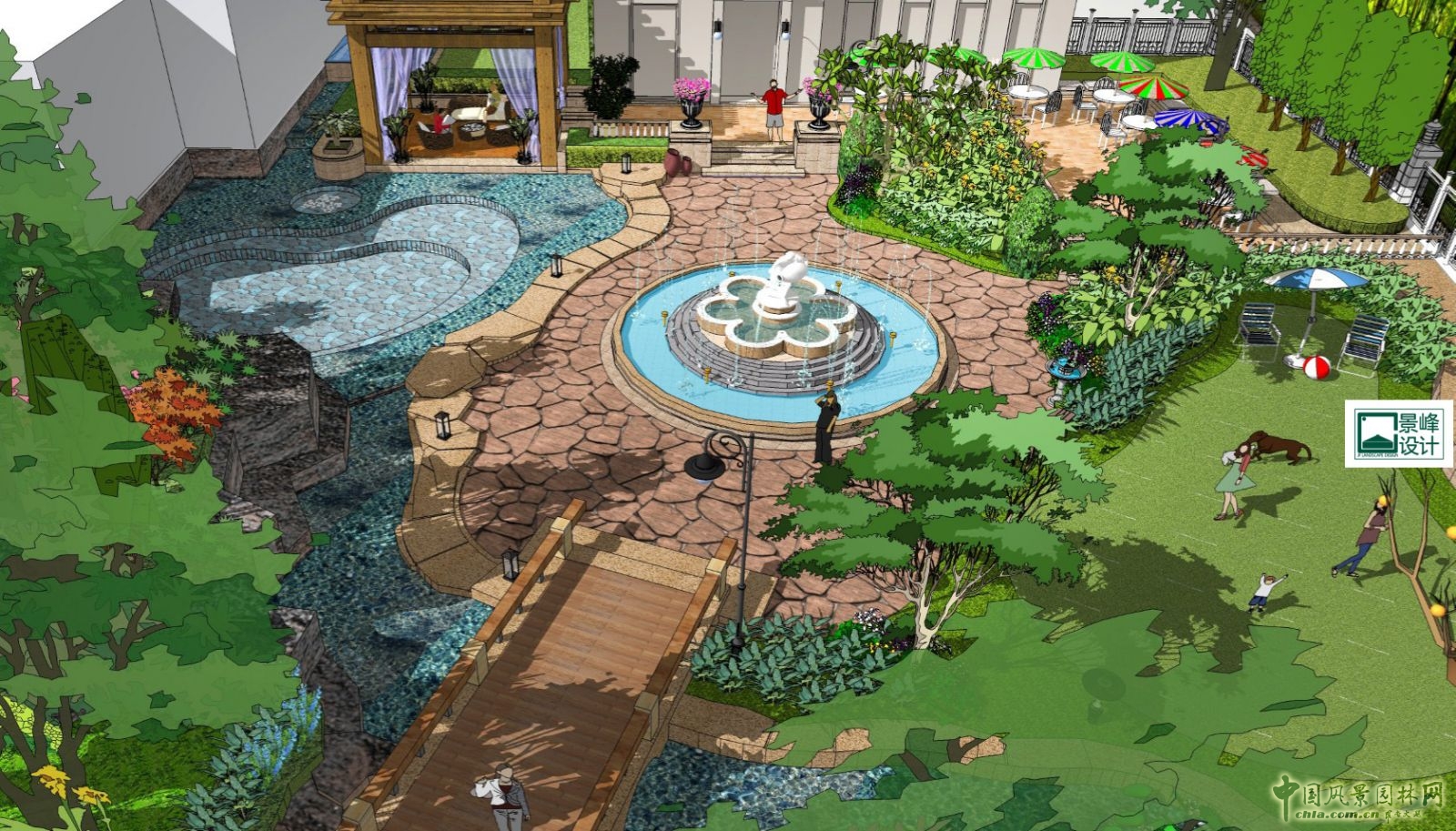 2016園冶杯專業獎參賽項目:藍花谷45°溫泉小鎮