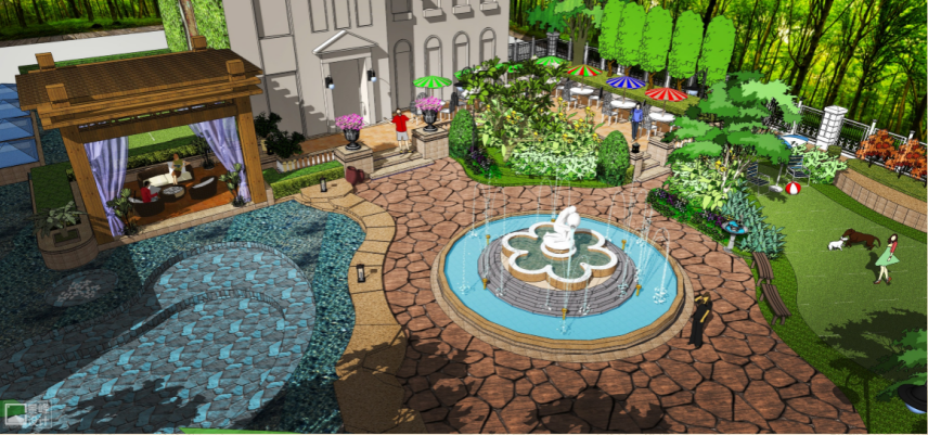 2016園冶杯專業獎參賽項目:藍花谷45°溫泉小鎮