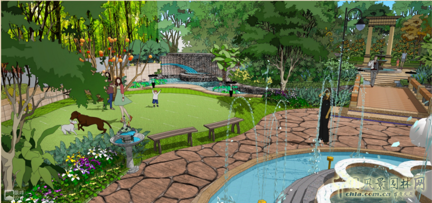 2016園冶杯專業獎參賽項目:藍花谷45°溫泉小鎮