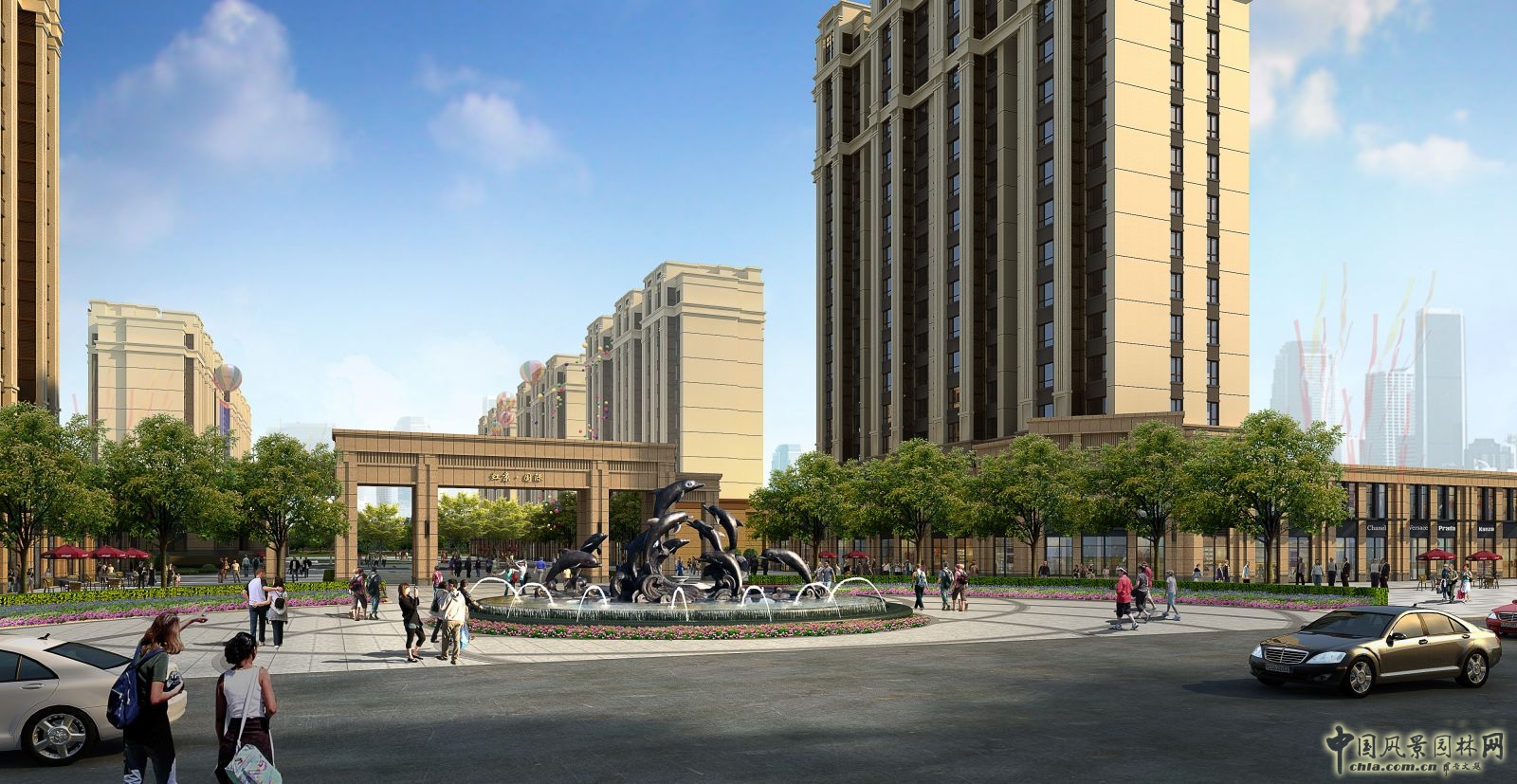 2016園冶杯專業獎參賽項目:：葫蘆島虹京國際居住區景觀設計