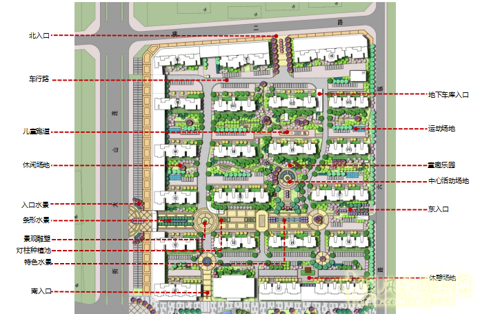 2016園冶杯專業獎參賽項目:：葫蘆島虹京國際居住區景觀設計