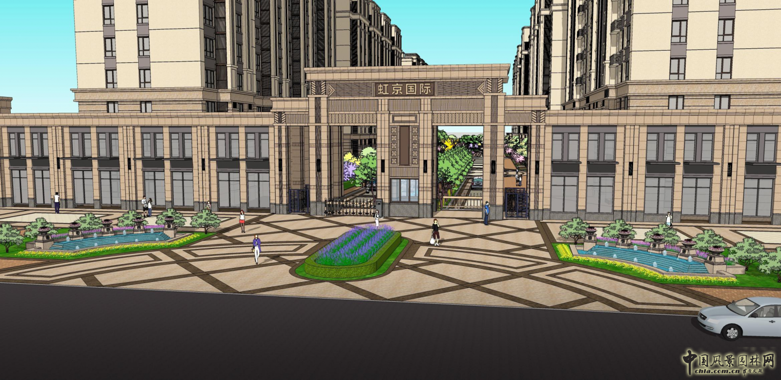 2016園冶杯專業獎參賽項目:：葫蘆島虹京國際居住區景觀設計