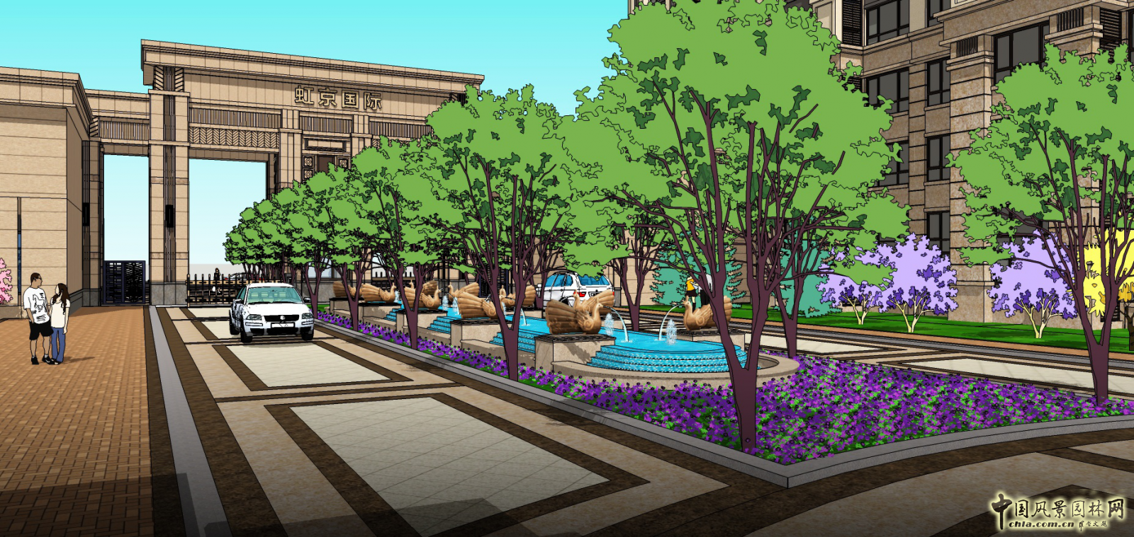 2016園冶杯專業獎參賽項目:：葫蘆島虹京國際居住區景觀設計