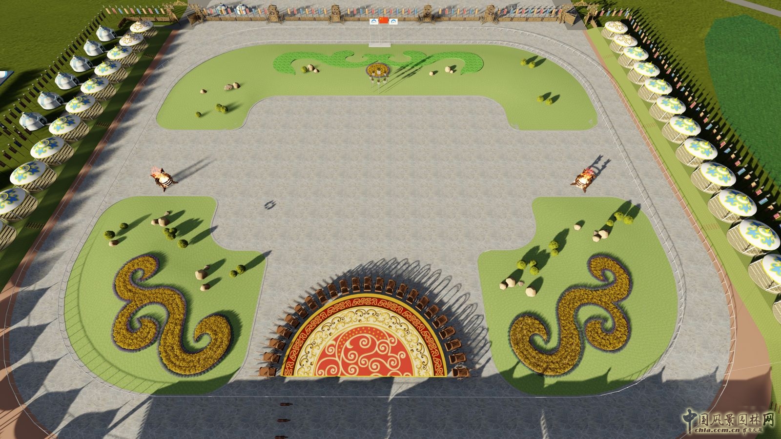 2016園冶杯專業獎參賽項目:敕勒川草原文化演藝廣場設計方案