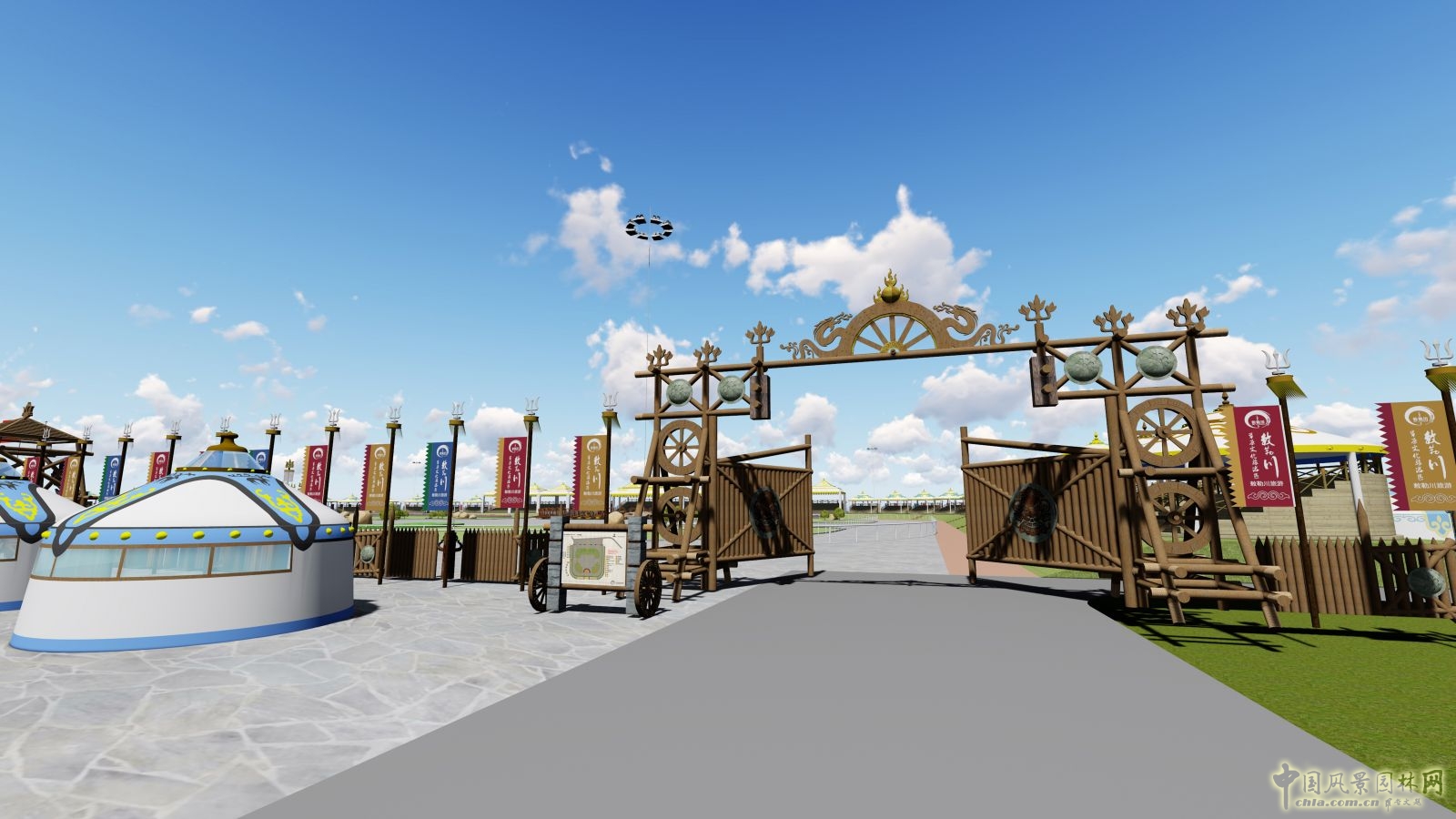 2016園冶杯專業獎參賽項目:敕勒川草原文化演藝廣場設計方案