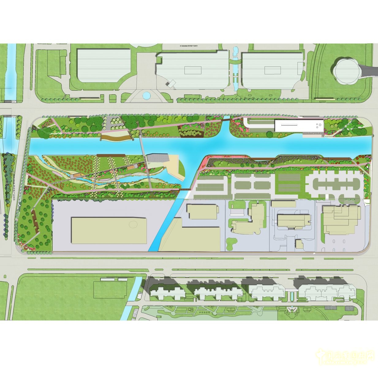 2016園冶杯:都市綠纖維---徐圖港綠化景觀改造工程
