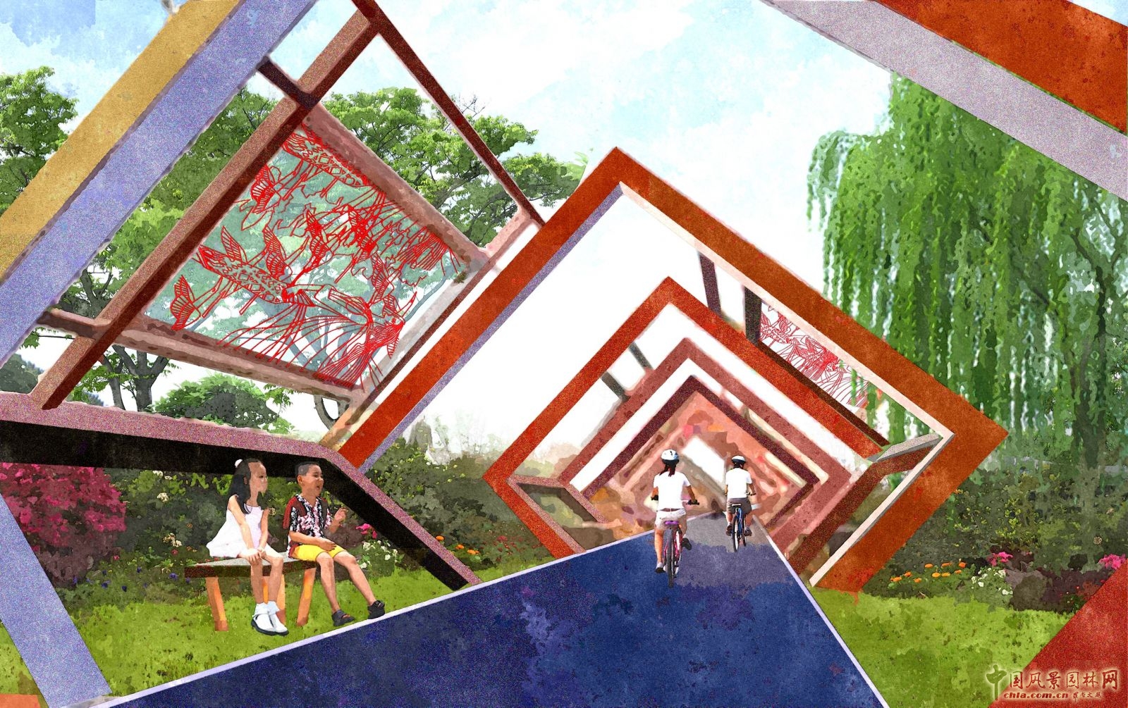 2016園冶杯專業(yè)獎參賽項目:合肥市瑤海區(qū)濱河路公園綠化景觀設(shè)計