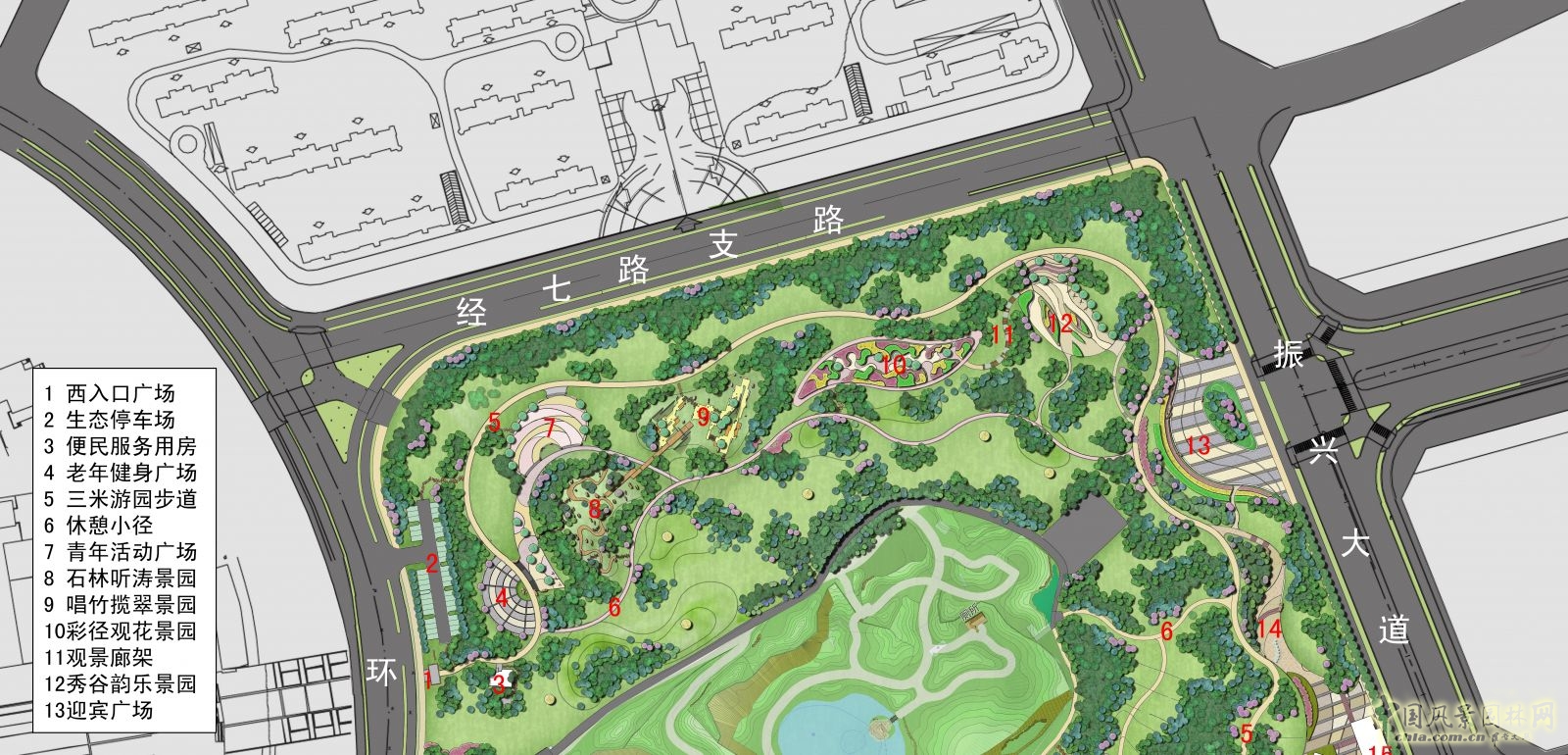 2016園冶杯專業獎參賽項目：金龍湖珠山南北坡