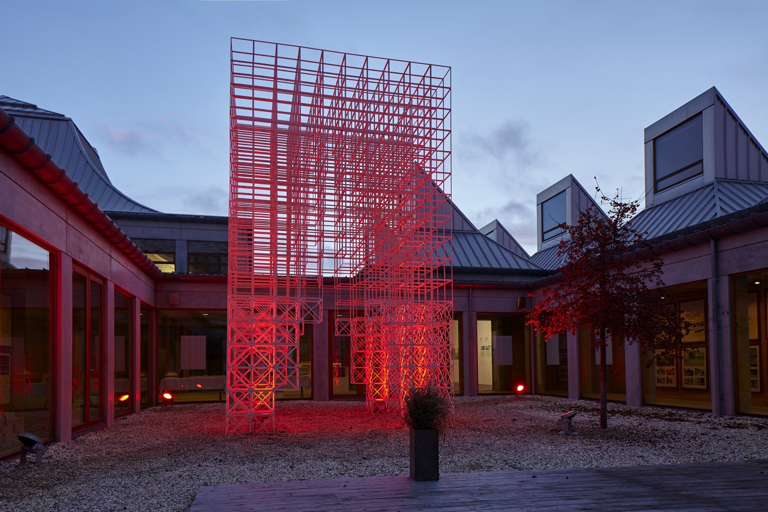 丹麥烏松中心圣誕樹裝置