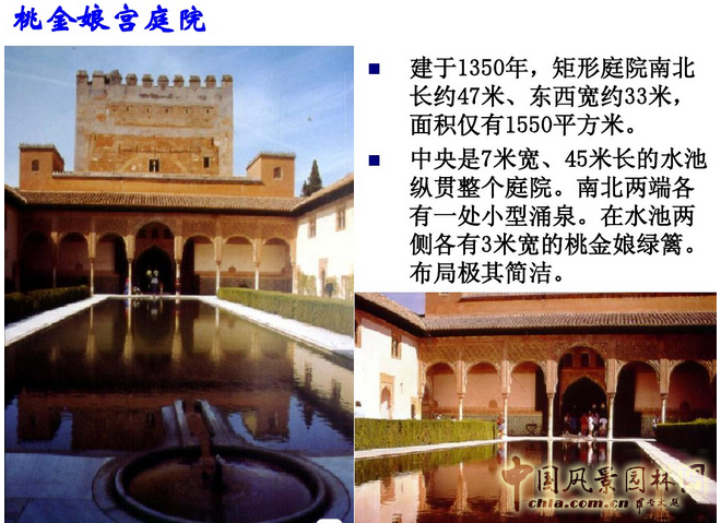 西方園林史:西班牙伊斯蘭園林