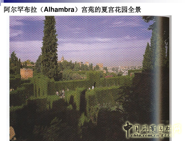 西方園林史:西班牙伊斯蘭園林