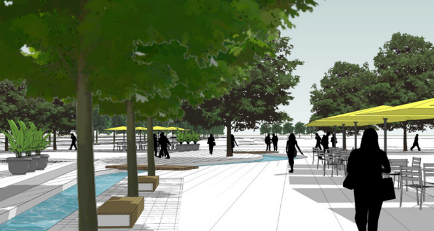 SWA設計作品:長沙瀏陽河濱河公園