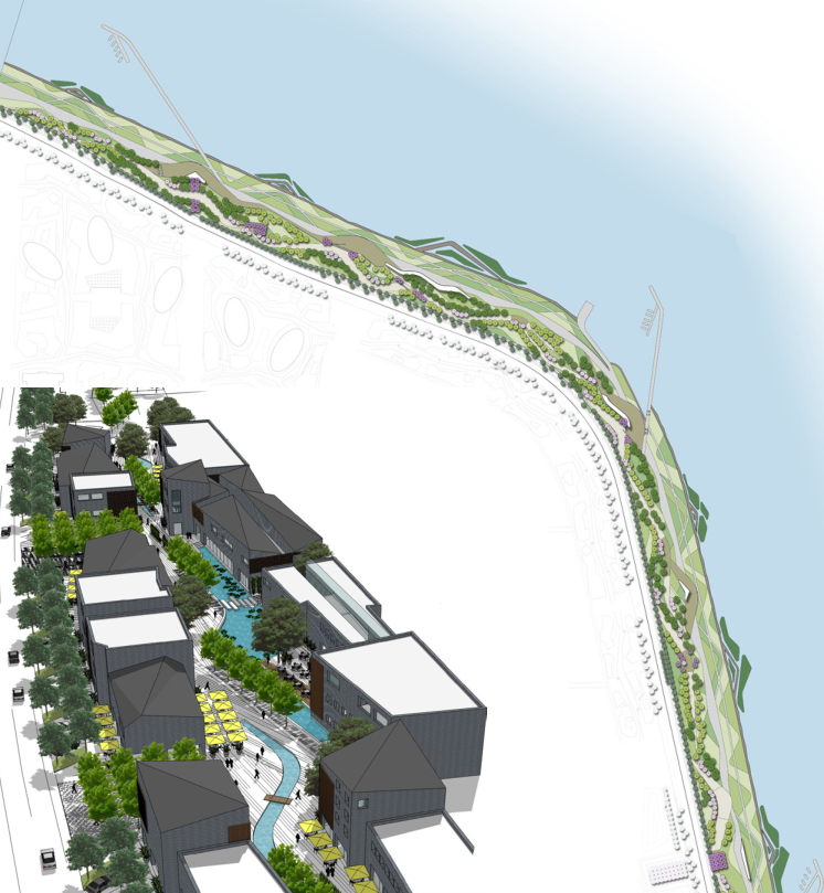 SWA設計作品:長沙瀏陽河濱河公園