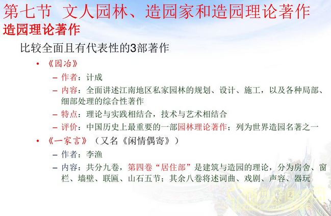 中外園林史知識(shí)重點(diǎn)（中）