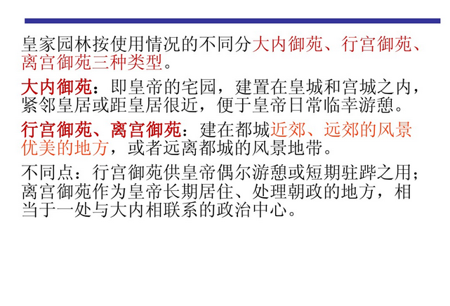 中國古典園林的類型