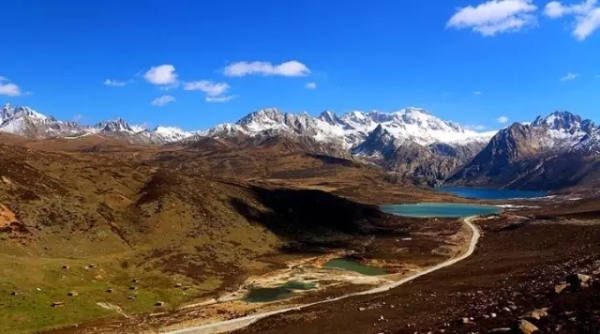 風景如畫的道路景觀