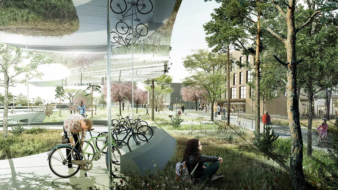 丹麥Hedehusene未來郊區