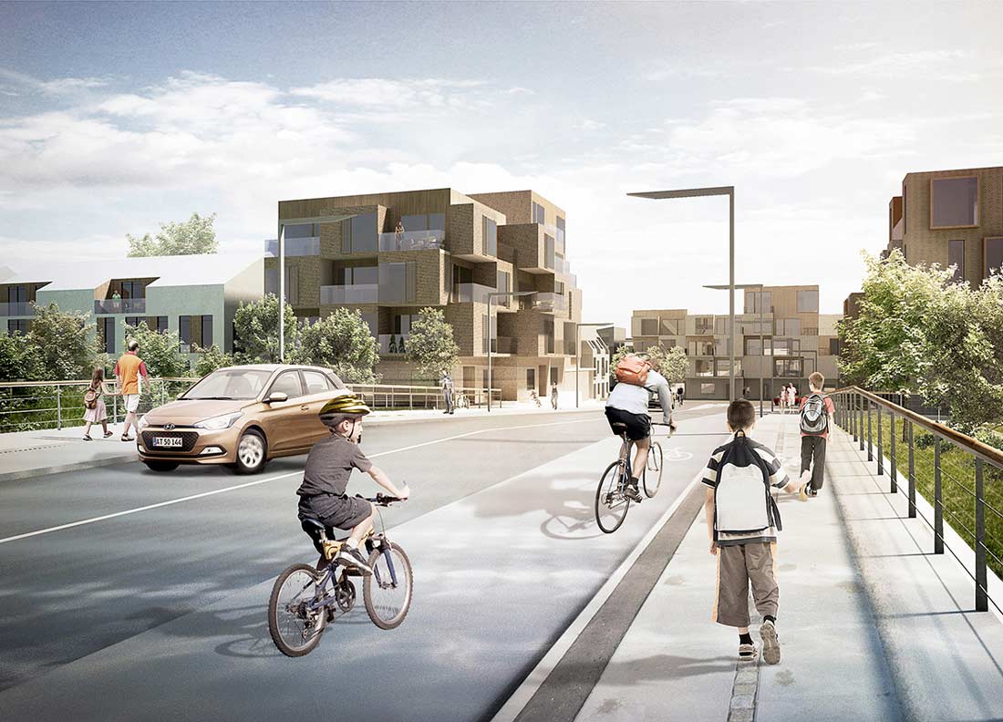 丹麥Hedehusene未來郊區