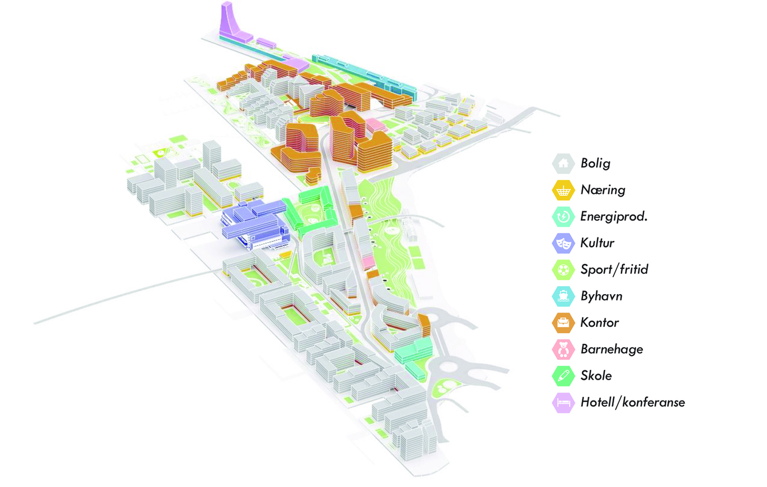 挪威Visjon Dokken城市碼頭總體規劃