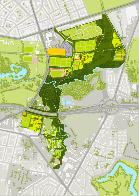 比利時安特衛普Groot Schijn公園景觀設計