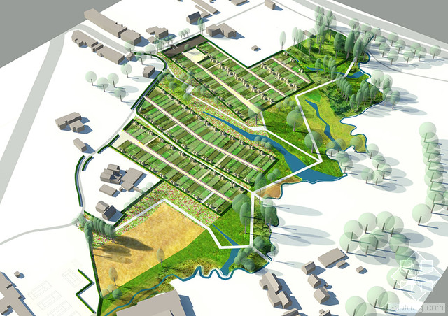 比利時(shí)安特衛(wèi)普Groot Schijn公園景觀設(shè)計(jì)