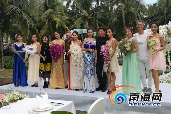 摩洛哥皇室花藝設計師引領三亞婚禮蘭花秀