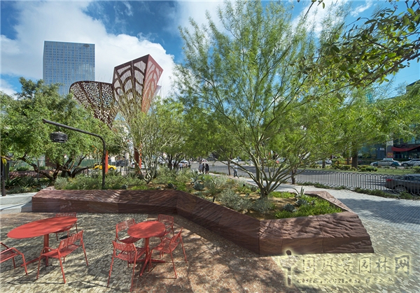 【周二頭條】美國拉斯維加斯“THE PARK”景觀設計
