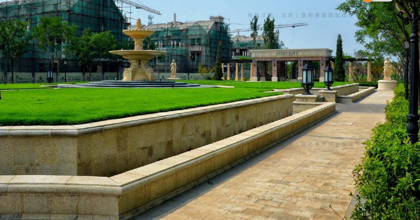 格林艾迪作品賞析：美林小鎮景觀設計