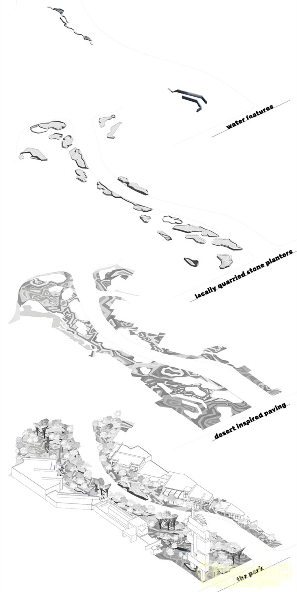 美國拉斯維加斯“THE PARK”景觀設計
