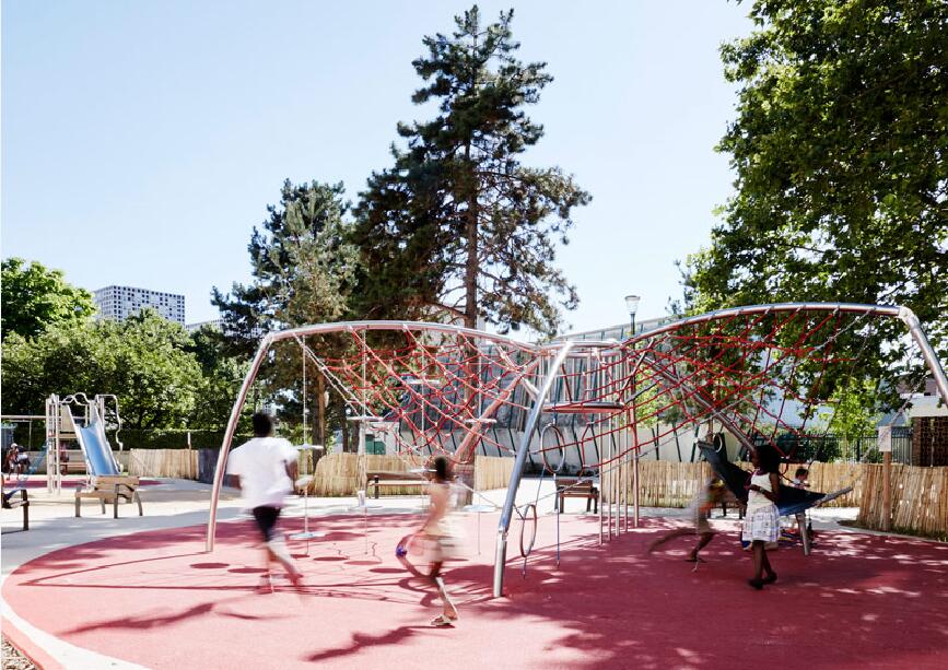 法國阿爾福維爾集團(tuán)社區(qū)線性公園