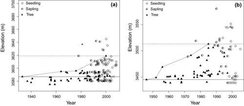 高山樹線動態變化規律和氣候驅動因子研究