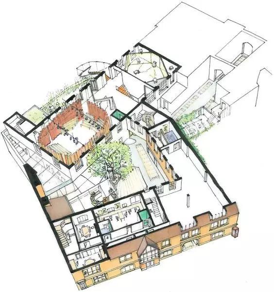 25張迷人的手繪鳥瞰圖