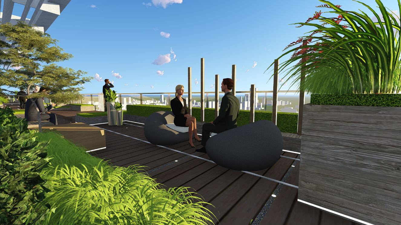 森臣國際:武漢建工科技中心項目園林景觀設計