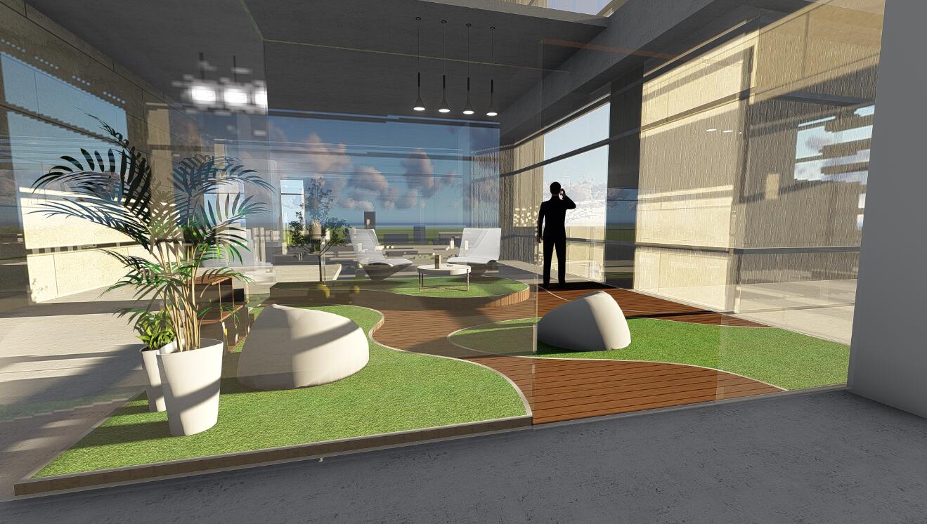 森臣國際:武漢建工科技中心項目園林景觀設計