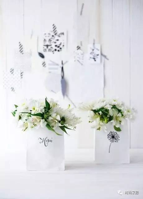 當植物碰到紙袋呈現想不到的效果