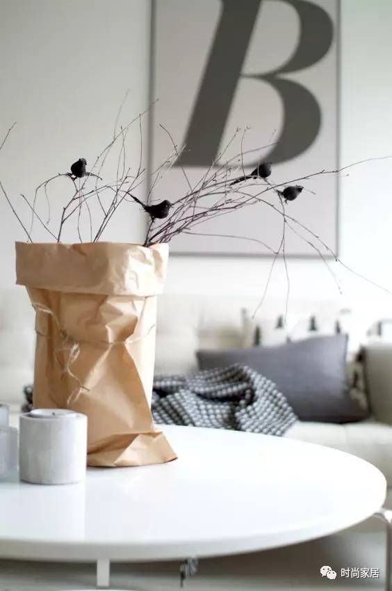 當植物碰到紙袋呈現想不到的效果