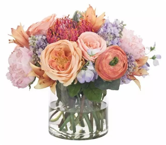 浪漫滿天星插花