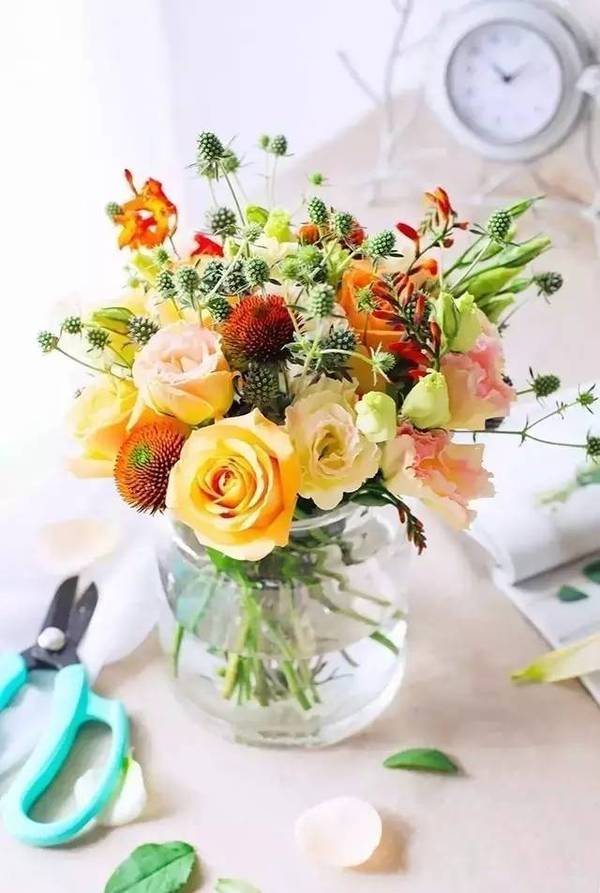 用吃不完的蔬果做絕美插花