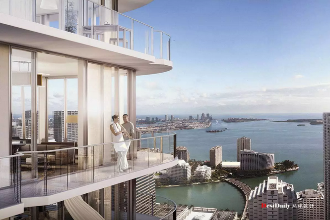 360°環形大陽臺的極致奢華海景公寓