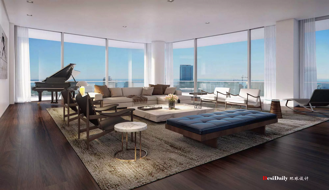 360°環形大陽臺的極致奢華海景公寓